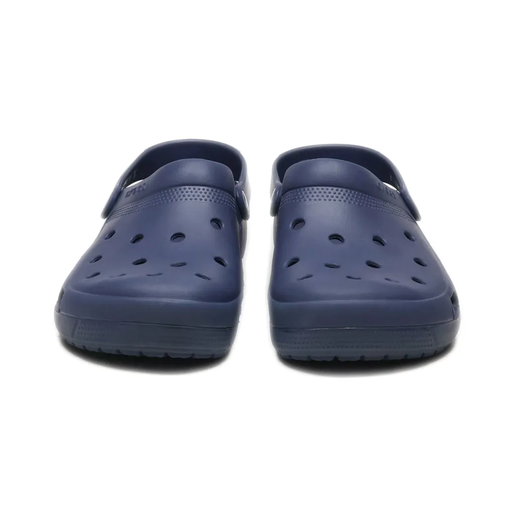 Crocs Classic Coast Clogs Rubber Blue Colour For Men