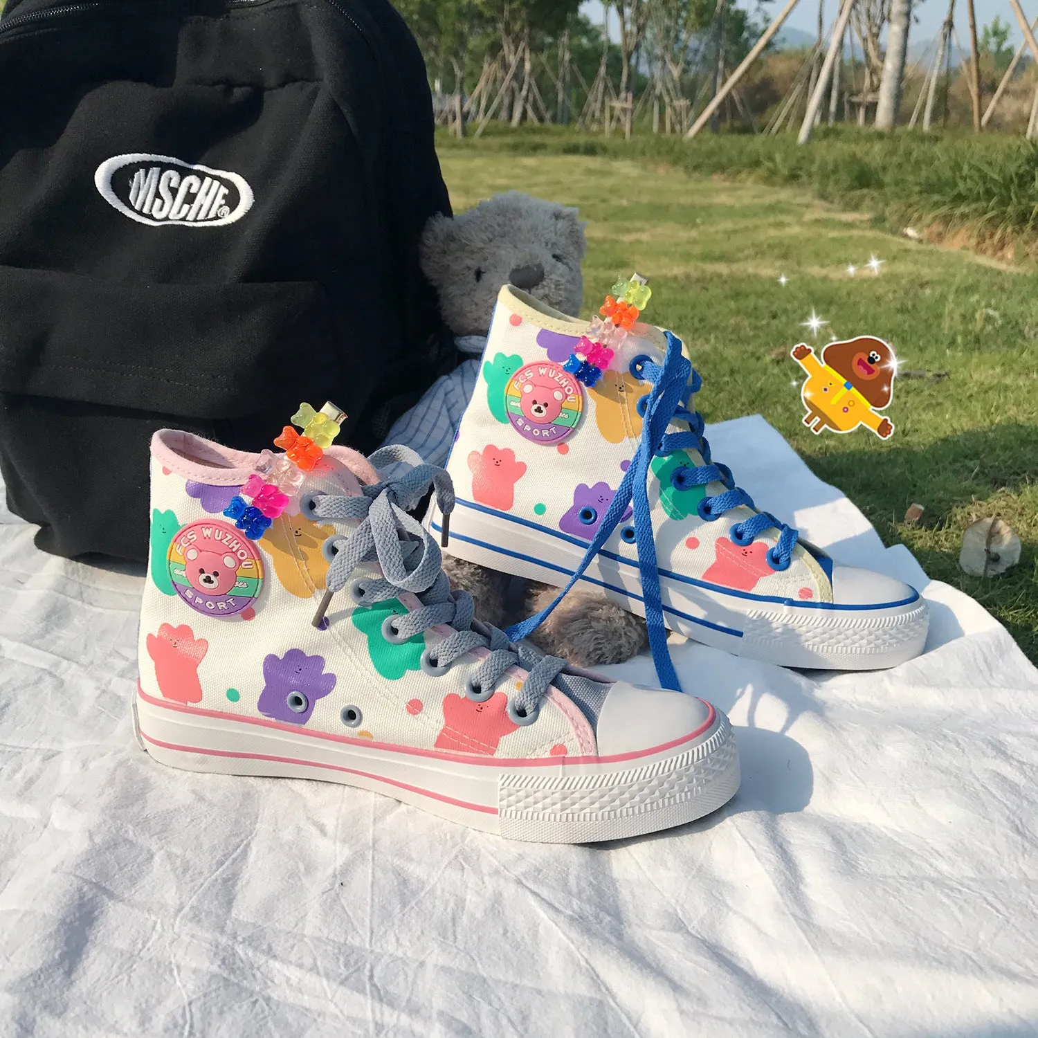 Cute Bear Canvas Sneaker AD11337