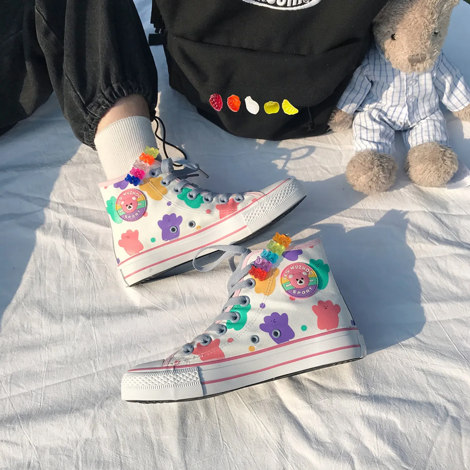 Cute Bear Canvas Sneaker AD11337