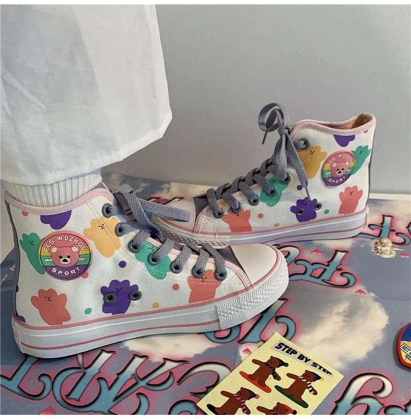 Cute Bear Canvas Sneaker AD11337