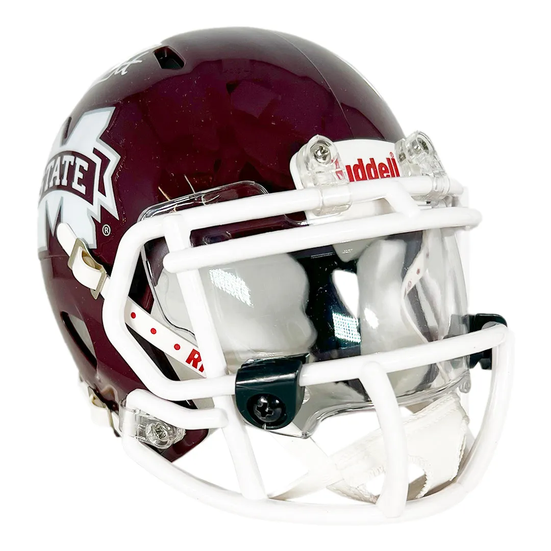 Dak Prescott Signed Mississippi State Bulldogs Speed Mini Football Helmet (JSA)