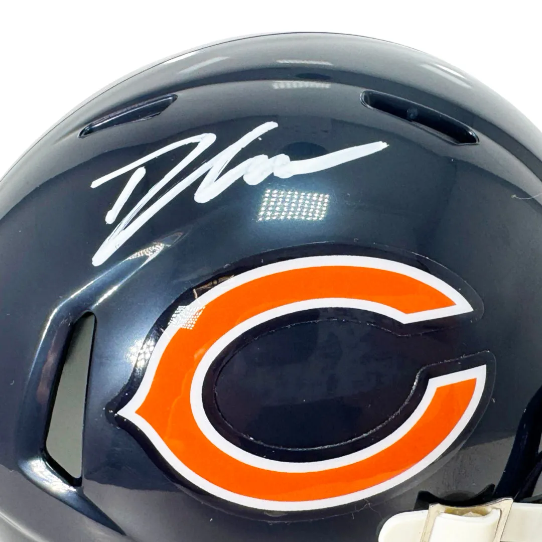 D'Andre Swift Signed Chicago Bears Speed Mini Football Helmet (JSA)