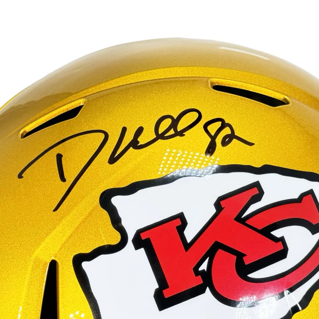 Dante Hall Signed Kansas City Chiefs Flash Speed Full-Size Replica Football Helmet (JSA)