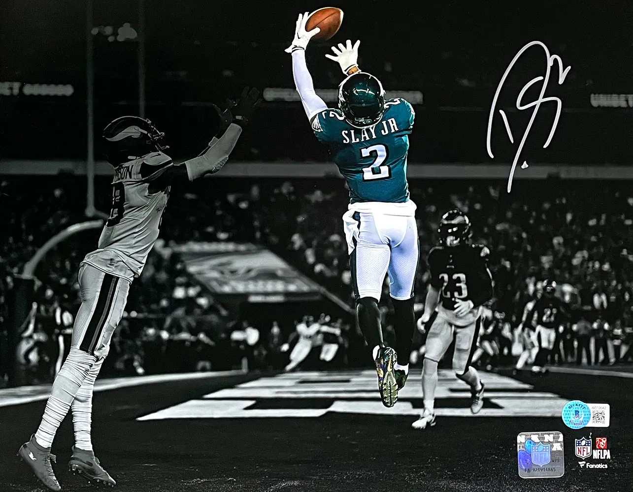 Darius Slay Signed Philadelphia Eagles 11x14 Spotlight Football Photo BAS