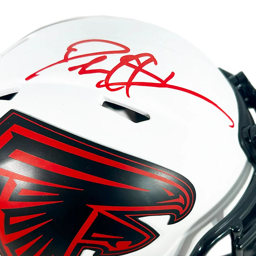 Deion Sanders Signed Atlanta Falcons Lunar Eclipse Mini Football Helmet (Beckett)