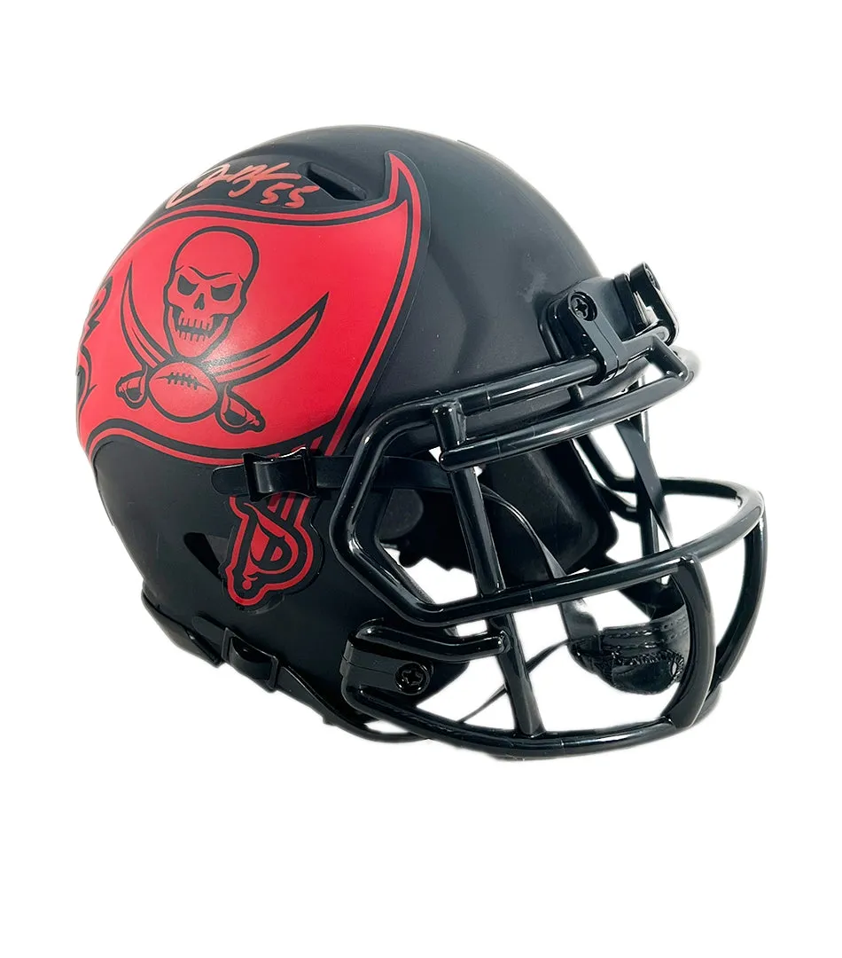 Derrick Brooks Signed Tampa Bay Buccaneers Eclipse Mini Football Helmet (Beckett)