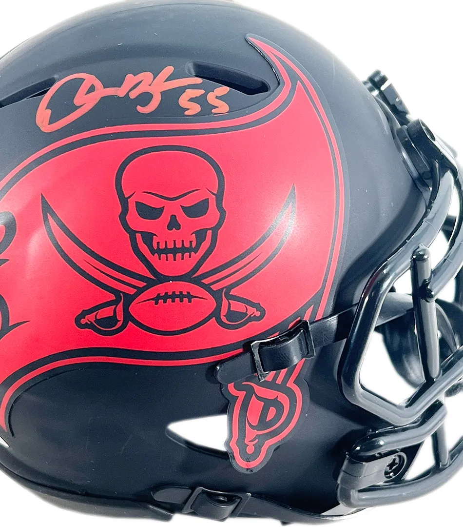 Derrick Brooks Signed Tampa Bay Buccaneers Eclipse Mini Football Helmet (Beckett)