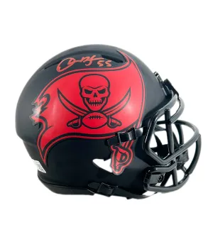 Derrick Brooks Signed Tampa Bay Buccaneers Eclipse Mini Football Helmet (Beckett)