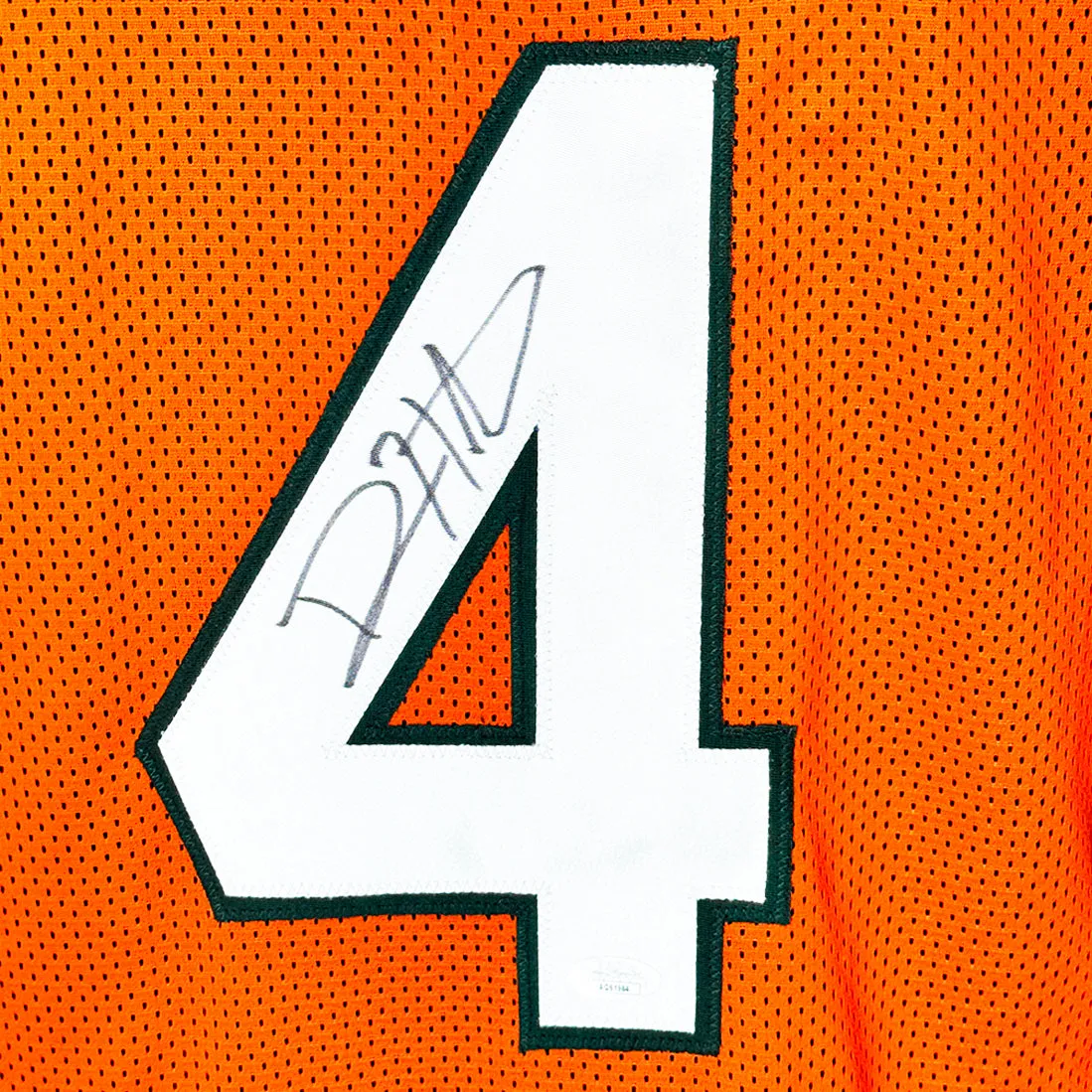 Devin Hester Signed Miami College Orange Football Jersey (JSA)