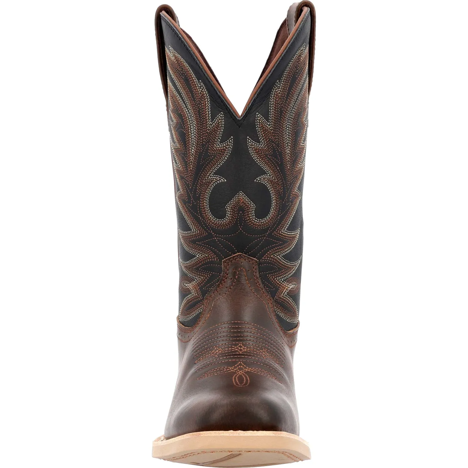 Durango Mens Rebel Pro Liver Chestnut/Midnight Leather Cowboy Boots