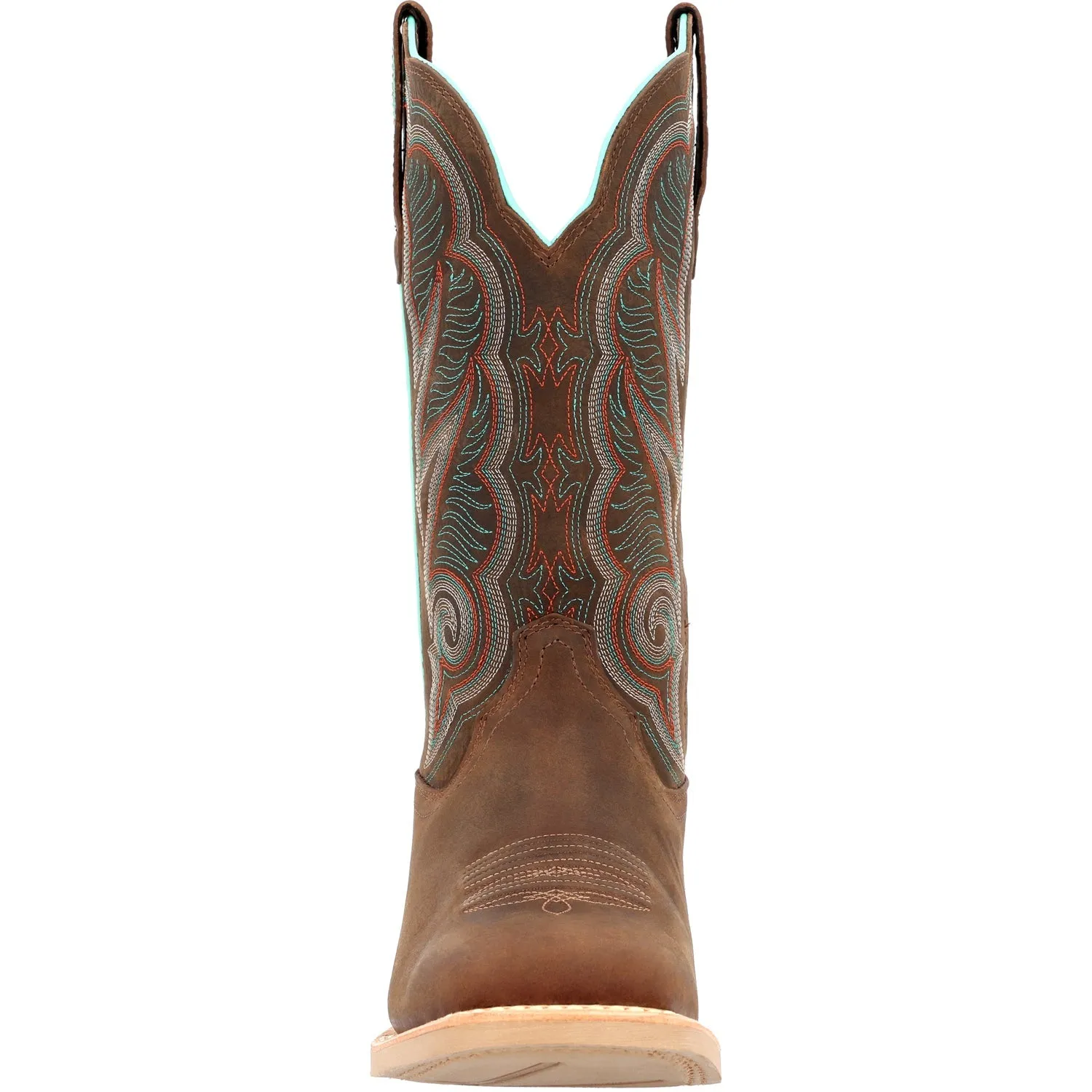 Durango Womens Lady Rebel Pro Juniper Brown Leather Cowboy Boots