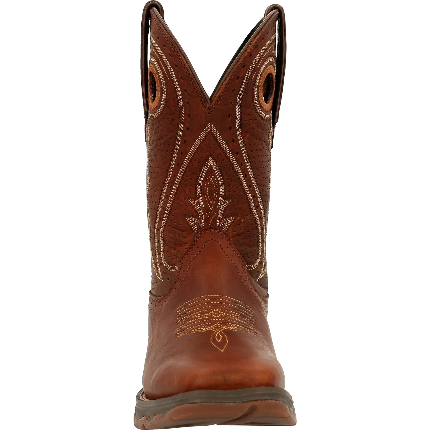 Durango Womens Lady Rebel Western Chestnut Leather Cowboy Boots