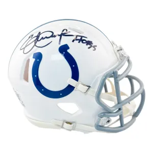 Eric Dickerson Signed HOF 99 Inscription Indianapolis Colts Speed Mini Football Helmet (Beckett)