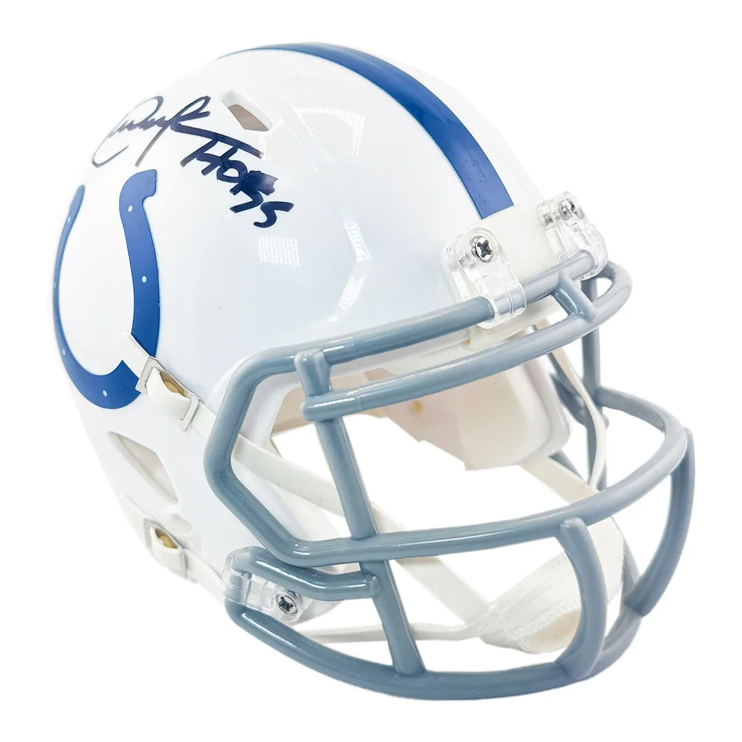 Eric Dickerson Signed HOF 99 Inscription Indianapolis Colts Speed Mini Football Helmet (Beckett)