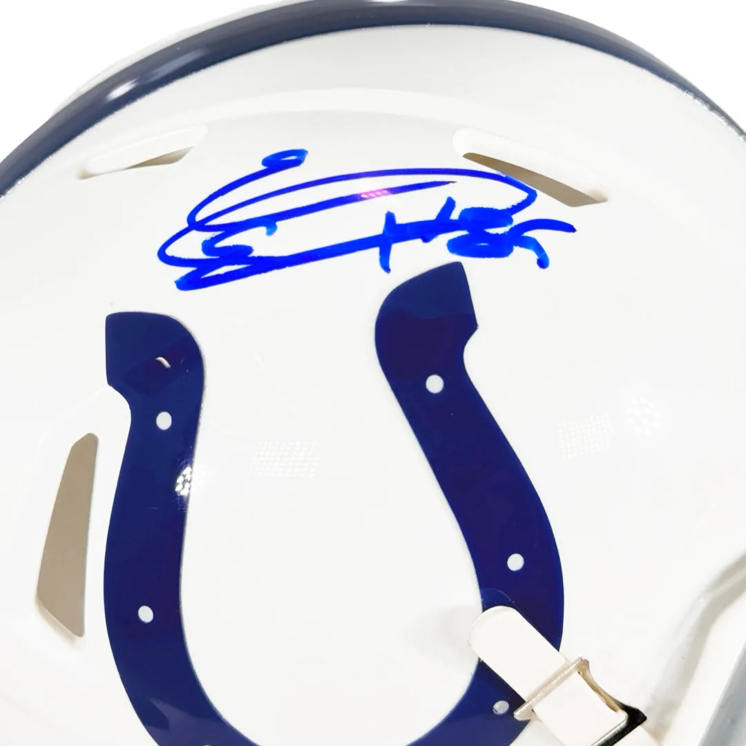 Eric Ebron Signed Indianapolis Colts Speed Mini Football Helmet (JSA)