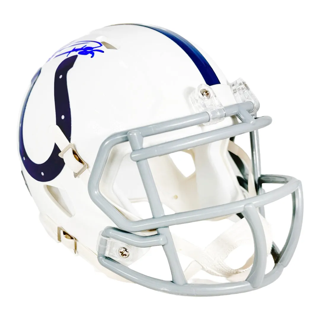 Eric Ebron Signed Indianapolis Colts Speed Mini Football Helmet (JSA)