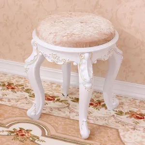 Fashion European Living Room Change Shoes Stool Dressing Stool Makeup Stool Chair Bedroom Wooden Bench 15%