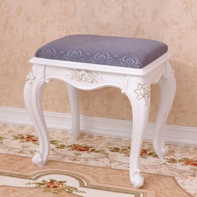 Fashion European Living Room Change Shoes Stool Dressing Stool Makeup Stool Chair Bedroom Wooden Bench 15%