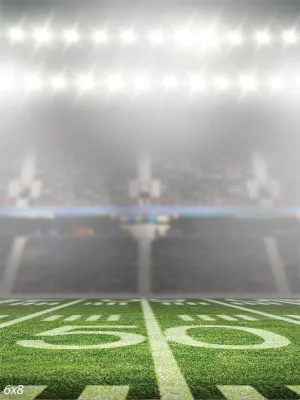 Football 50 Yard Line Photographer Background