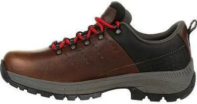 Georgia Men's Eagle Trail Soft Toe WP Oxford Work Shoe - Brown - GB00398