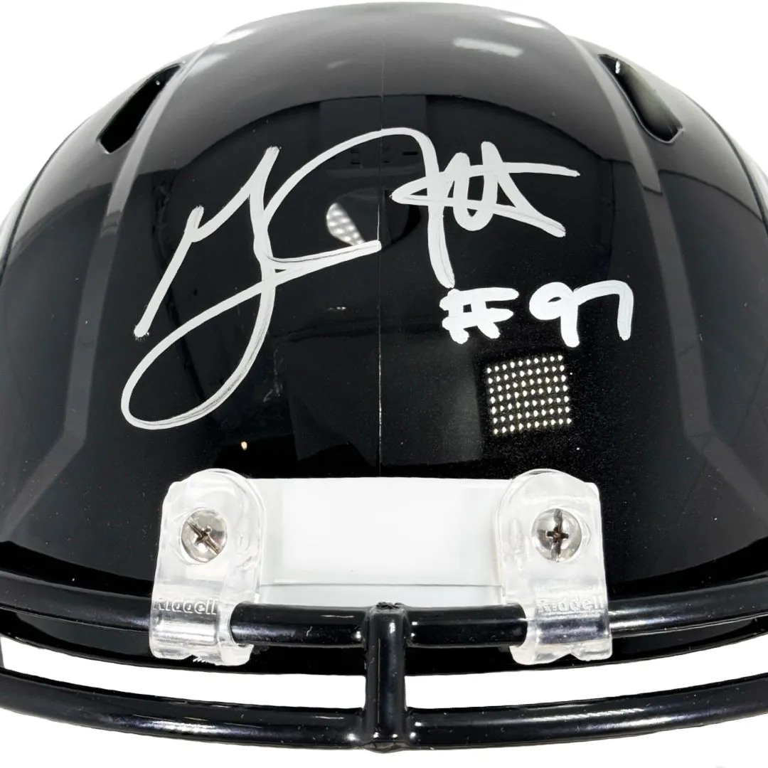 Grady Jarrett Signed Atlanta Falcons Speed Full-Size Replica Football Helmet (Beckett)