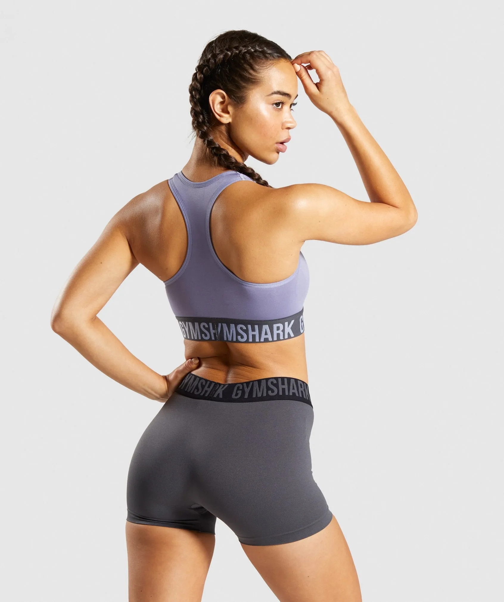 Gymshark Fit Sports Bra - Blue/Charcoal