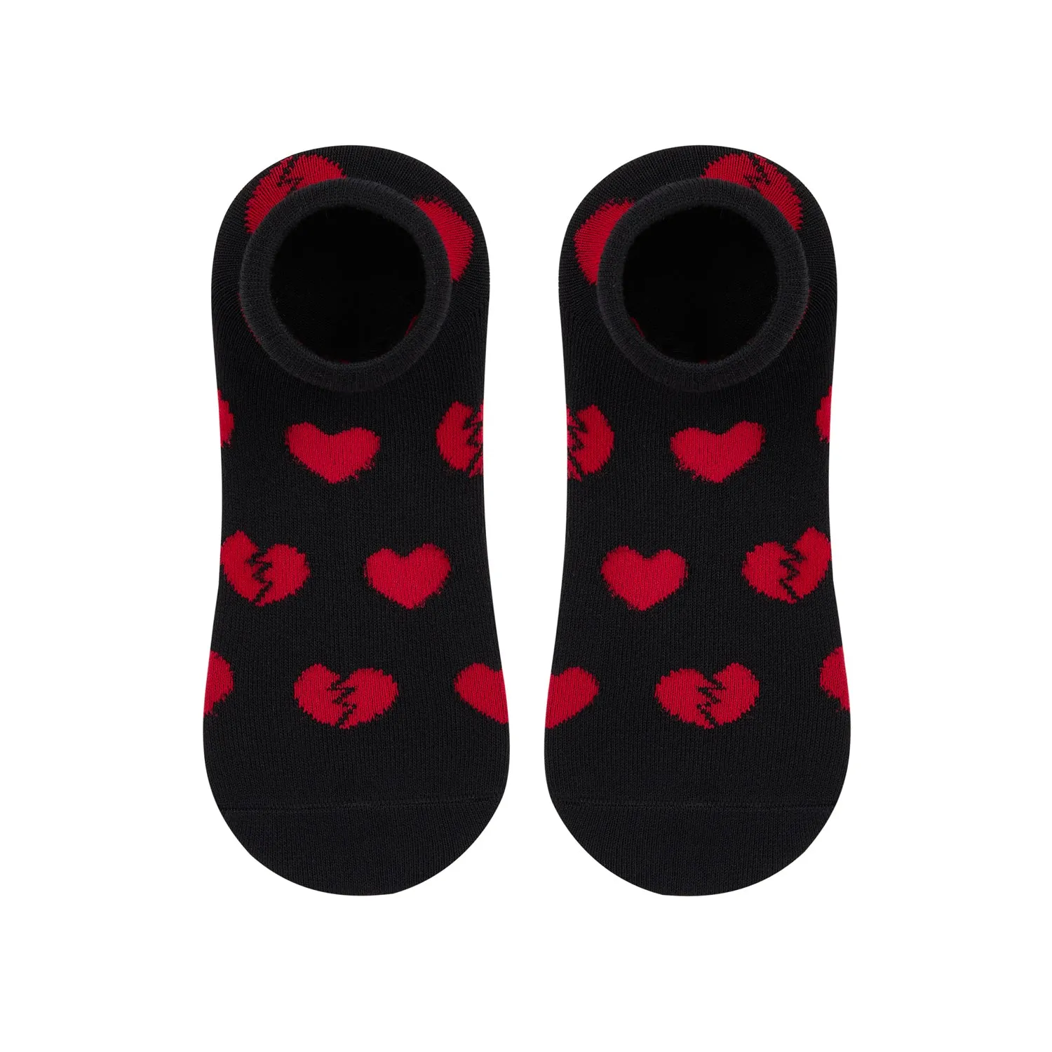 Heartbreak Printed Ankle Socks