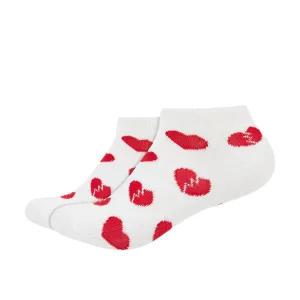 Heartbreak Printed Ankle Socks