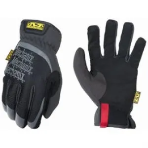 High-Dexterity Work Gloves, FastFit, Black & Gray, Men's L