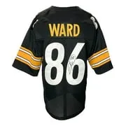 Hines Ward Pittsburgh Signed Black Football Jersey JSA ITP