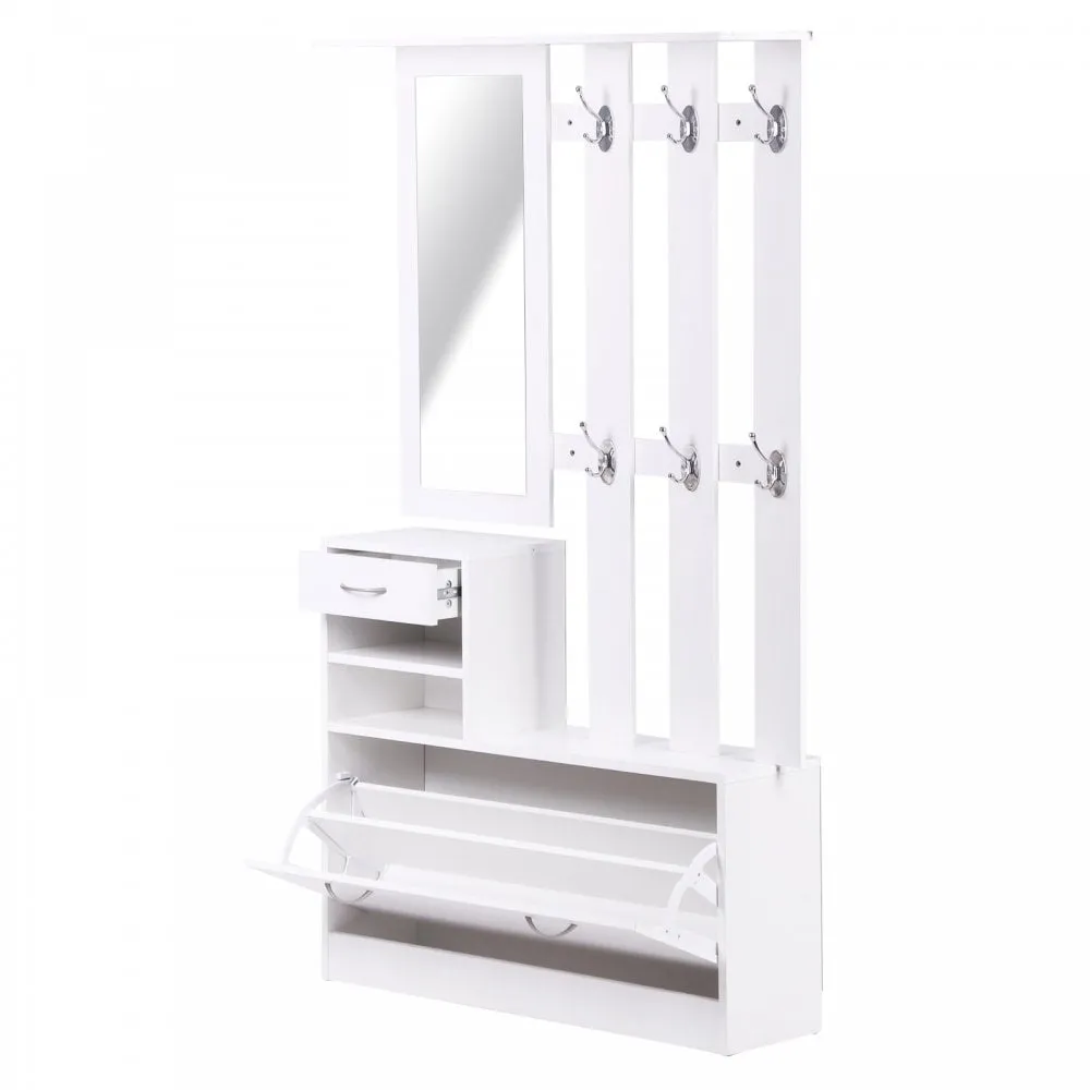 HOMCOM Storage Unit -White