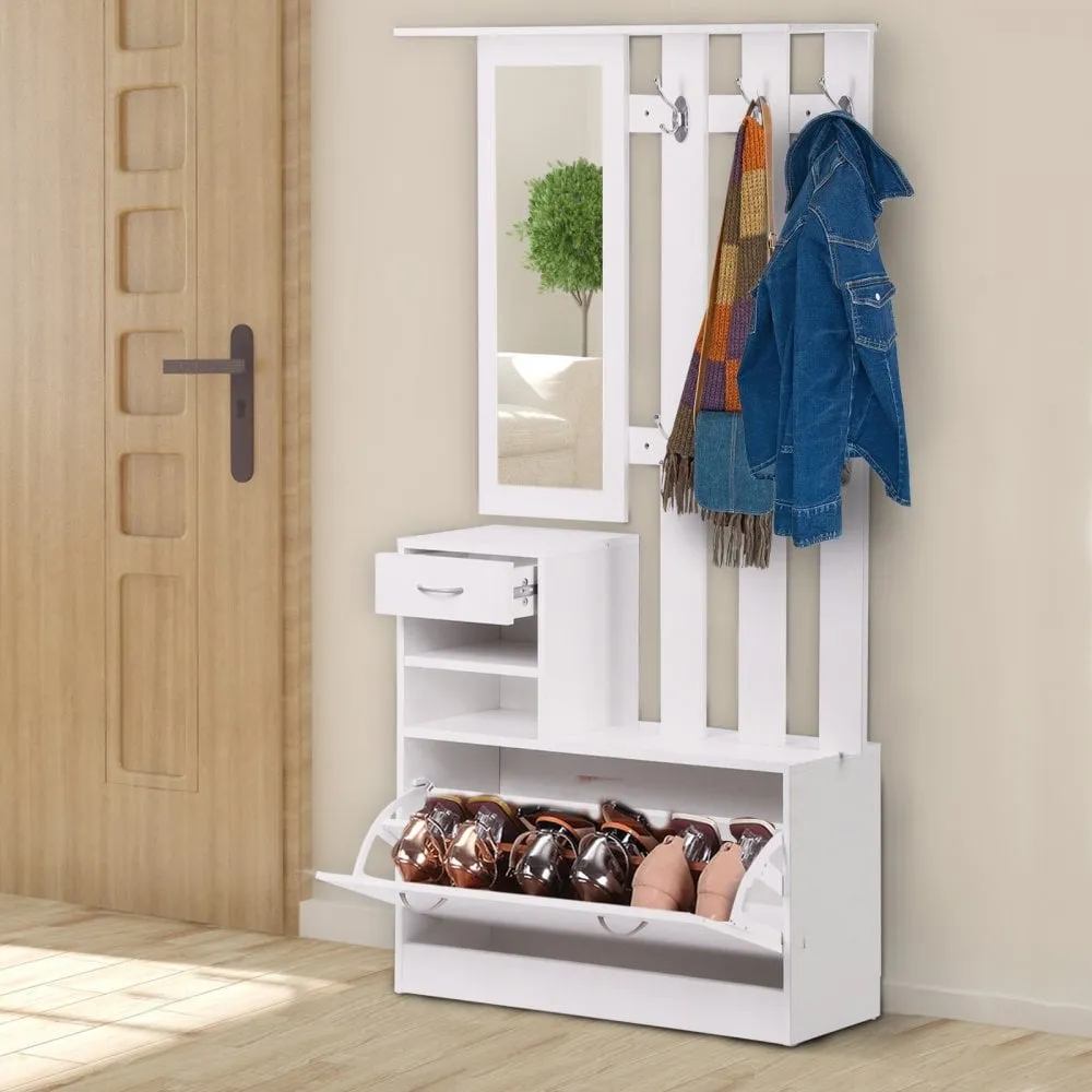 HOMCOM Storage Unit -White