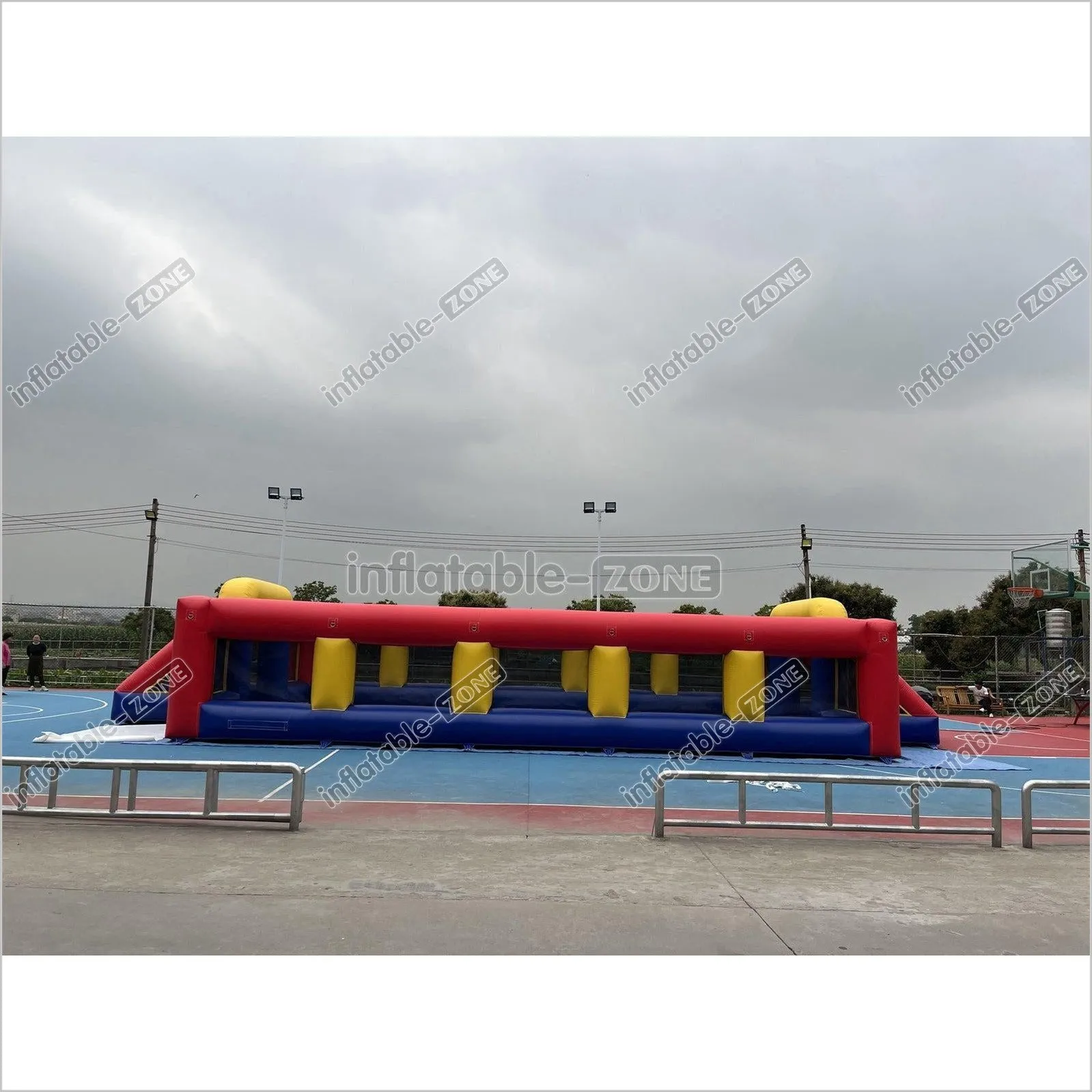 Inflatable Soccer Field Funny Blow Up Soccer Field Inflatable Football Arena Sports Game