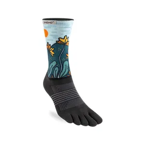 Injinji Womens Trail Midweight Coolmax Crew Toe Socks