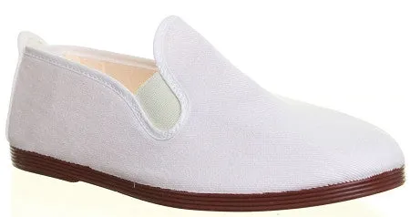 Javer/Flossy Canvas Shoes Adult - White