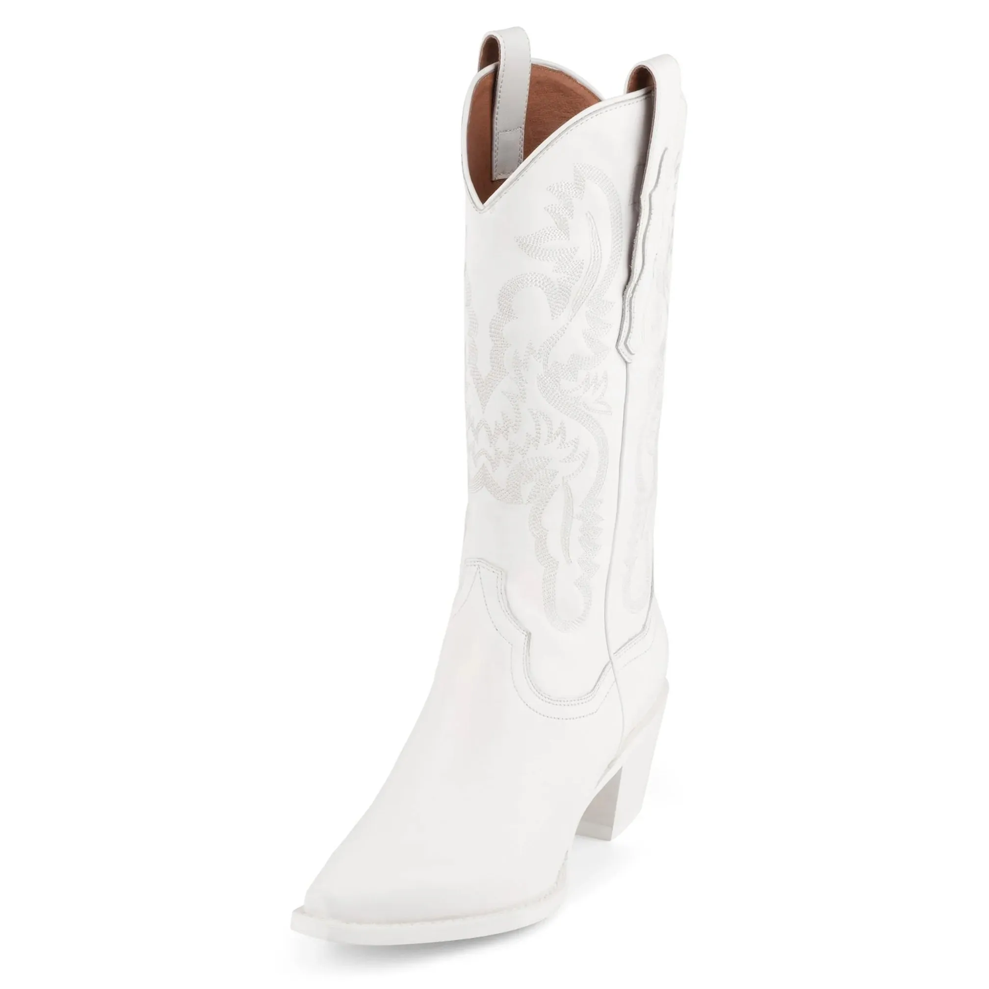 Jeffrey Campbell Womens Dagget White Boots