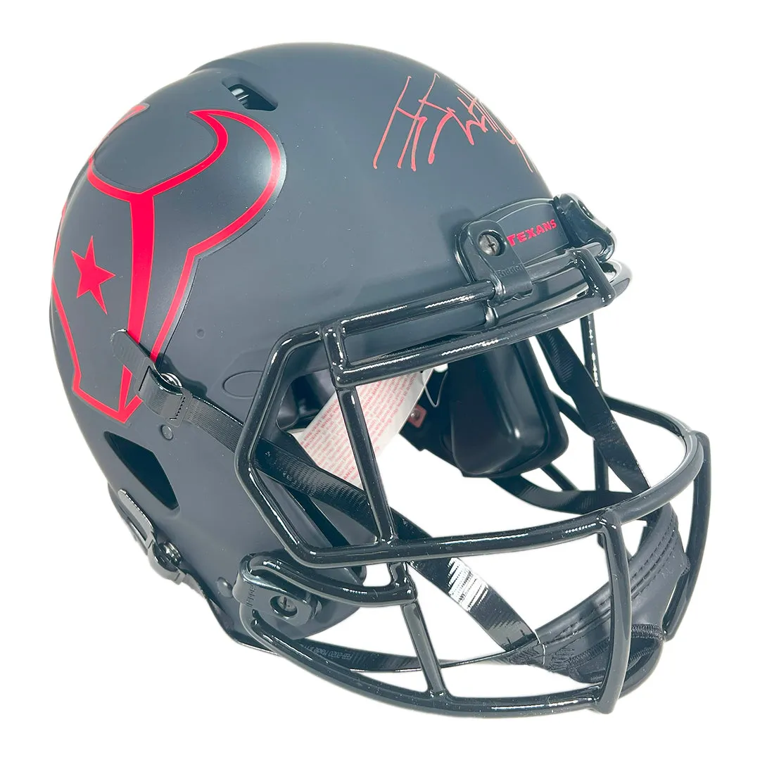 JJ Watt Signed Houston Texans Authentic Eclipse Speed Full-Size Football Helmet (JSA)