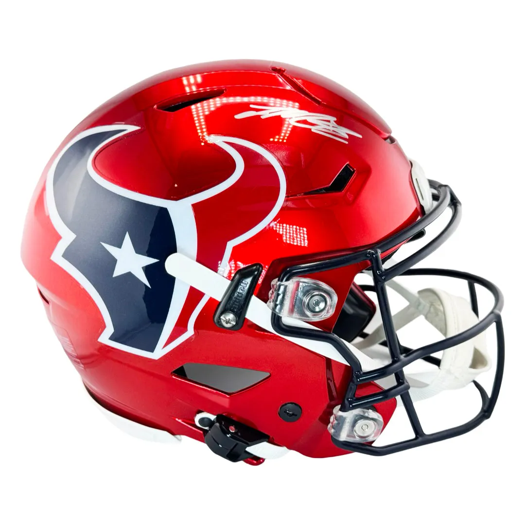 Joe Mixon Signed Houston Texans Authentic Red SpeedFlex Full-Size Football Helmet (JSA)