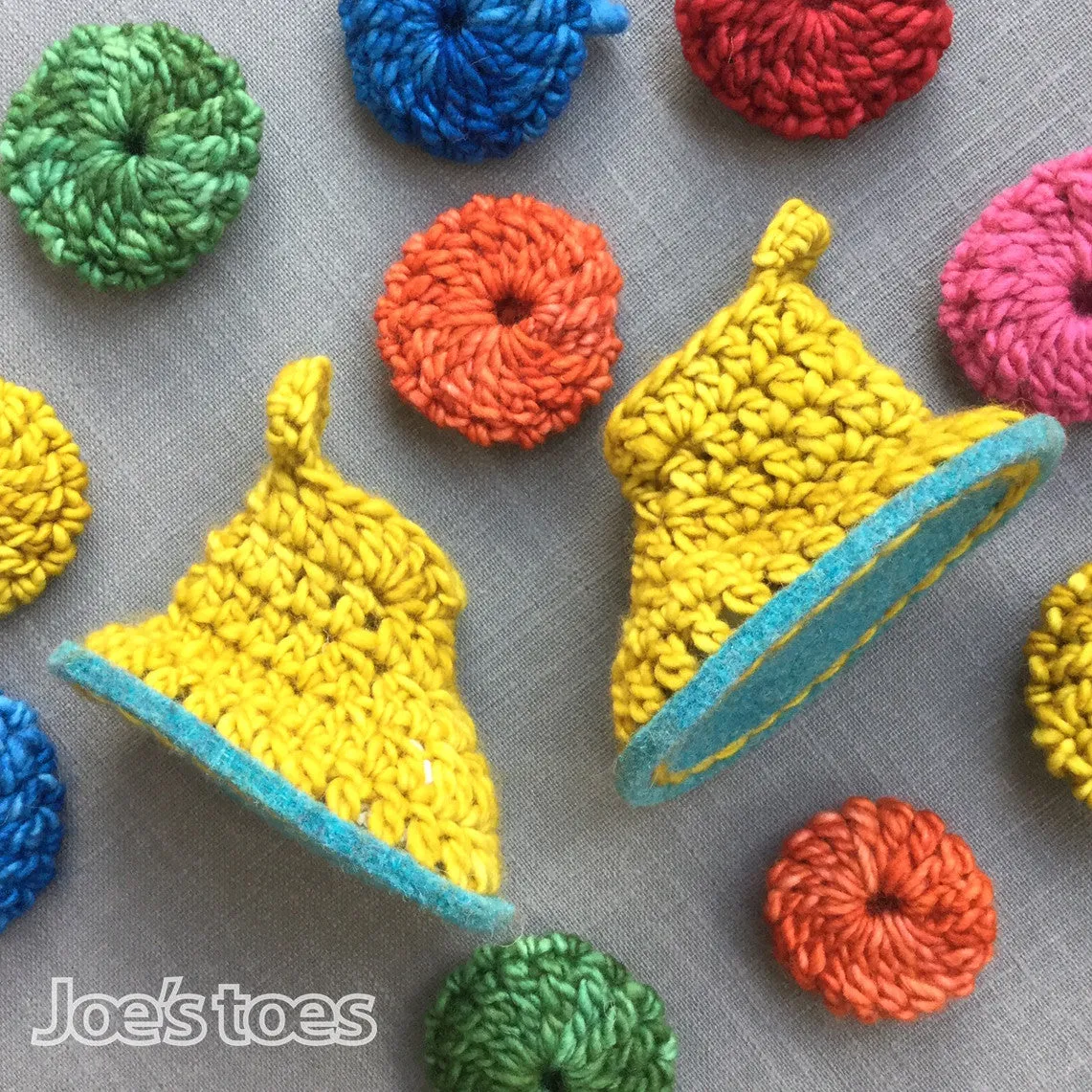 Joe's Toes Bruna Merino Baby Boots Crochet Kit