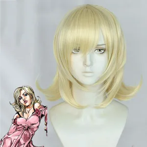 JoJo's Bizarre Adventure: Steel Ball Run Lucy Steel Golden Cosplay Wig