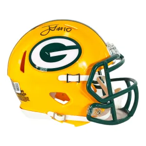 Jordan Love Signed Green Bay Packers Speed Mini Football Helmet (Beckett)