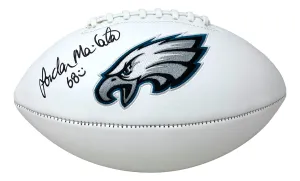 Jordan Mailata Signed Philadelphia Eagles Logo Football BAS ITP