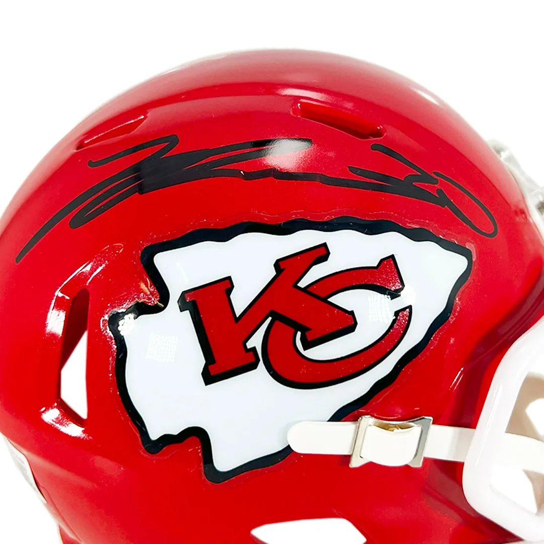 Justin Reid Signed Kansas City Chiefs Speed Mini Football Helmet (Beckett)