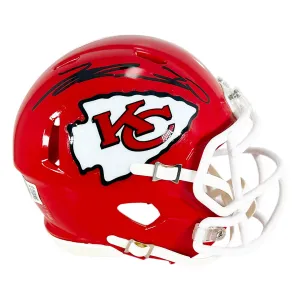 Justin Reid Signed Kansas City Chiefs Speed Mini Football Helmet (Beckett)