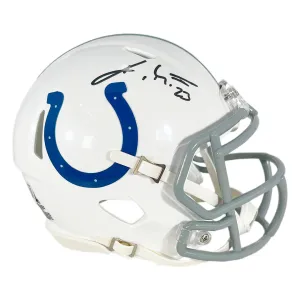 Kenny Moore II Signed Indianapolis Colts Speed White Mini Football Helmet (Beckett)