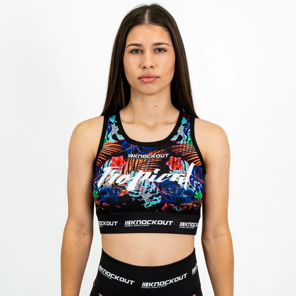 Knockout Tropical Sports Bra