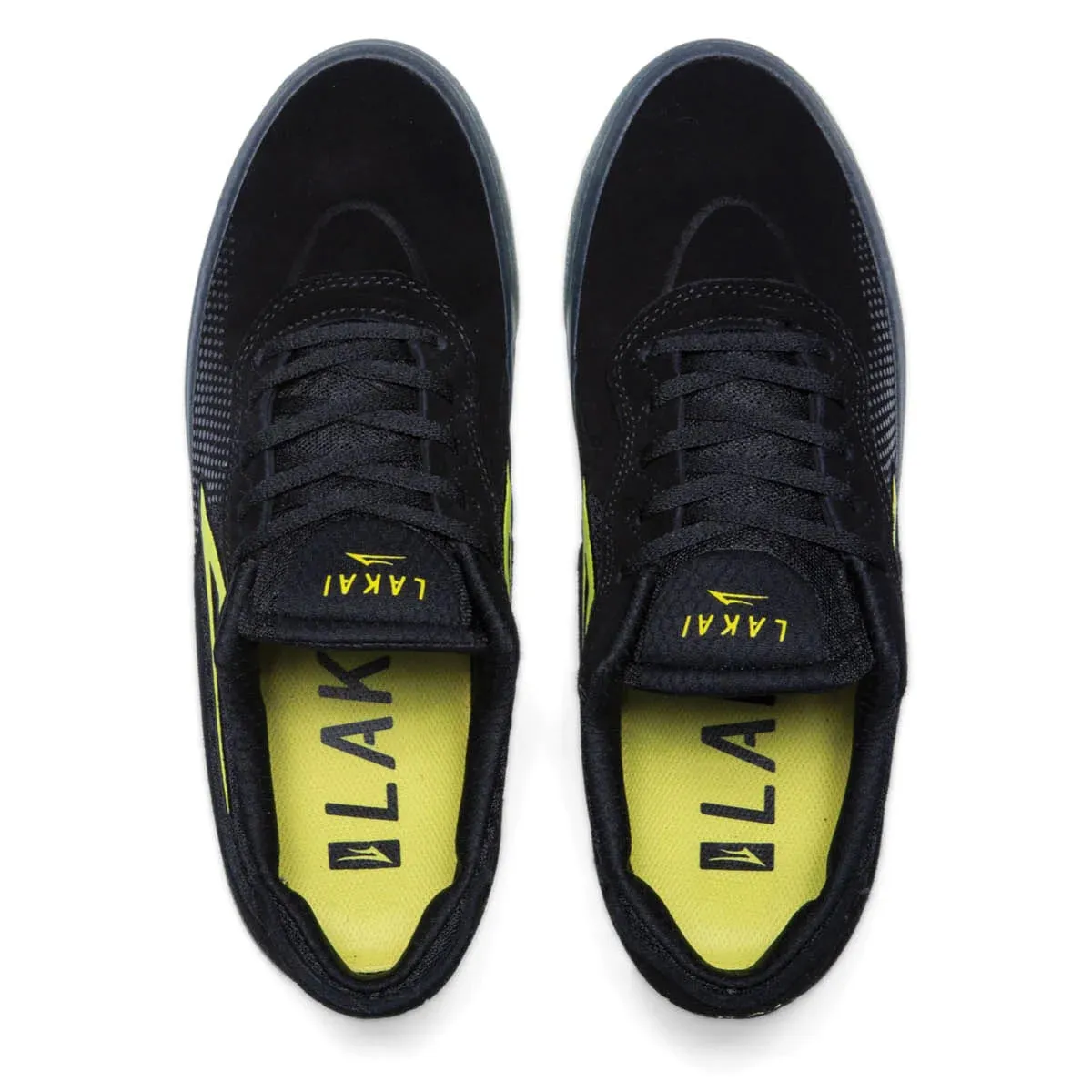 Lakai Essex Shoes - Black/Neon Suede