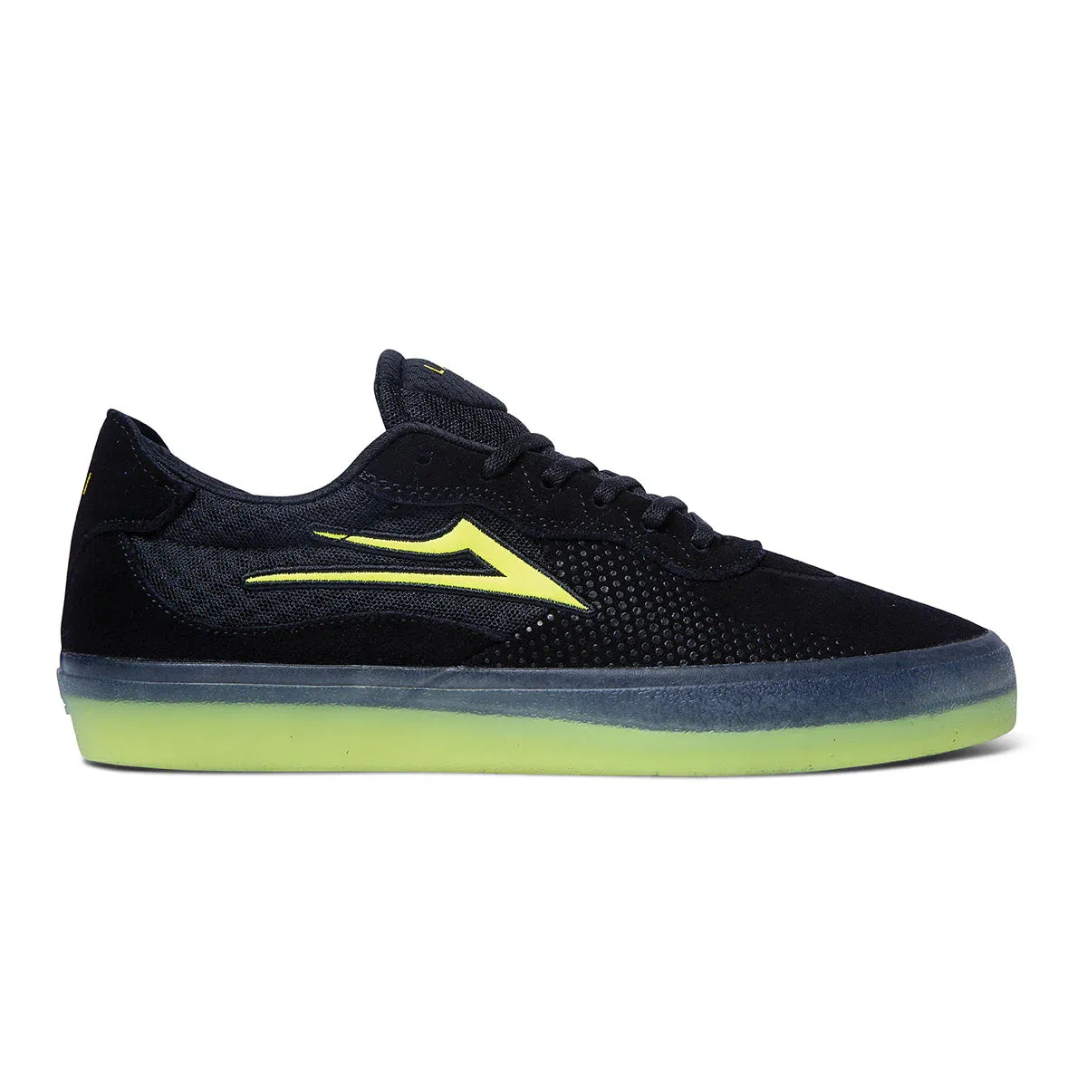 Lakai Essex Shoes - Black/Neon Suede