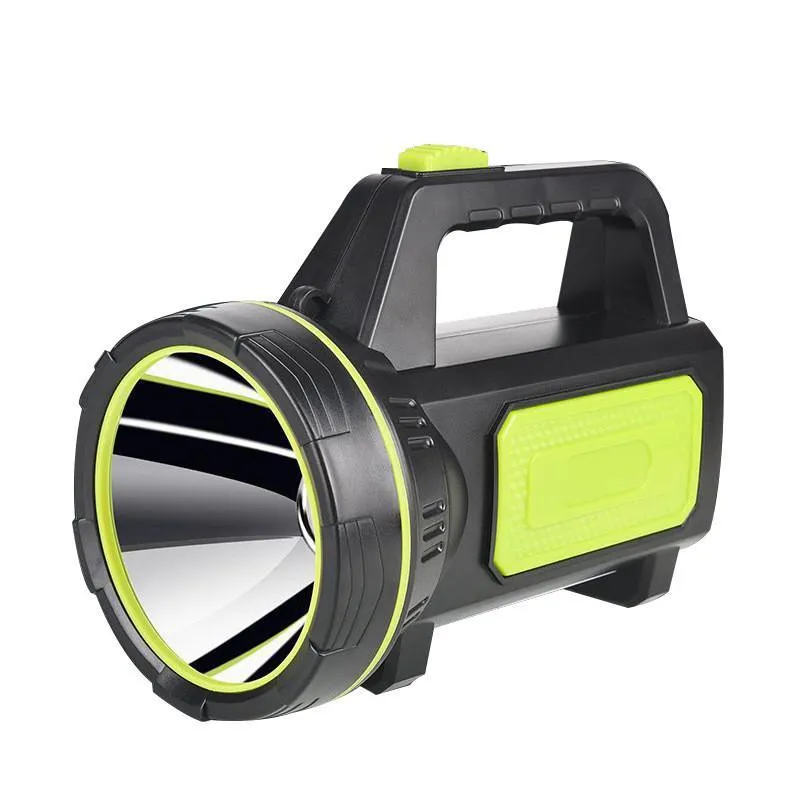 LED Searchlight Rechargeable Flashlight Torch Camping