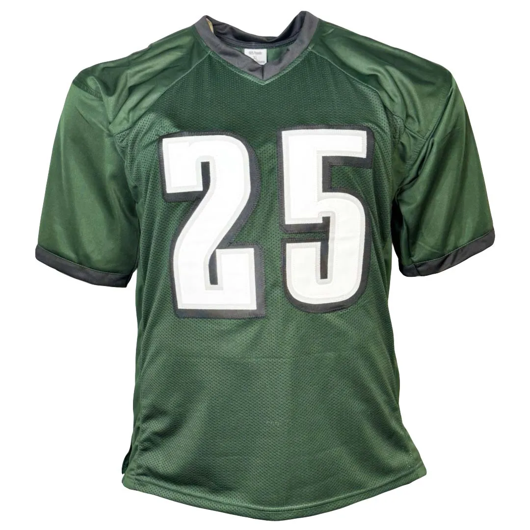 LeSean McCoy Signed Philadelphia Green Football Jersey (Beckett)